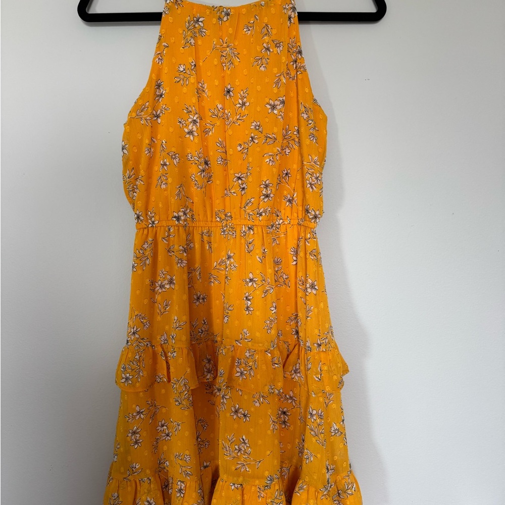 I.N. San Francisco Yellow Fit-and-Flare Sundress